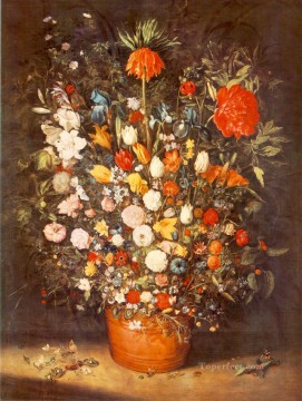 Jan Brueghel el Viejo Painting - Ramo de flores de 1603 de Jan Brueghel el Viejo